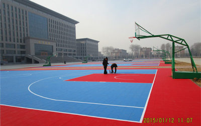 OUTDOOR SPORTS INTERLOCKING TILES